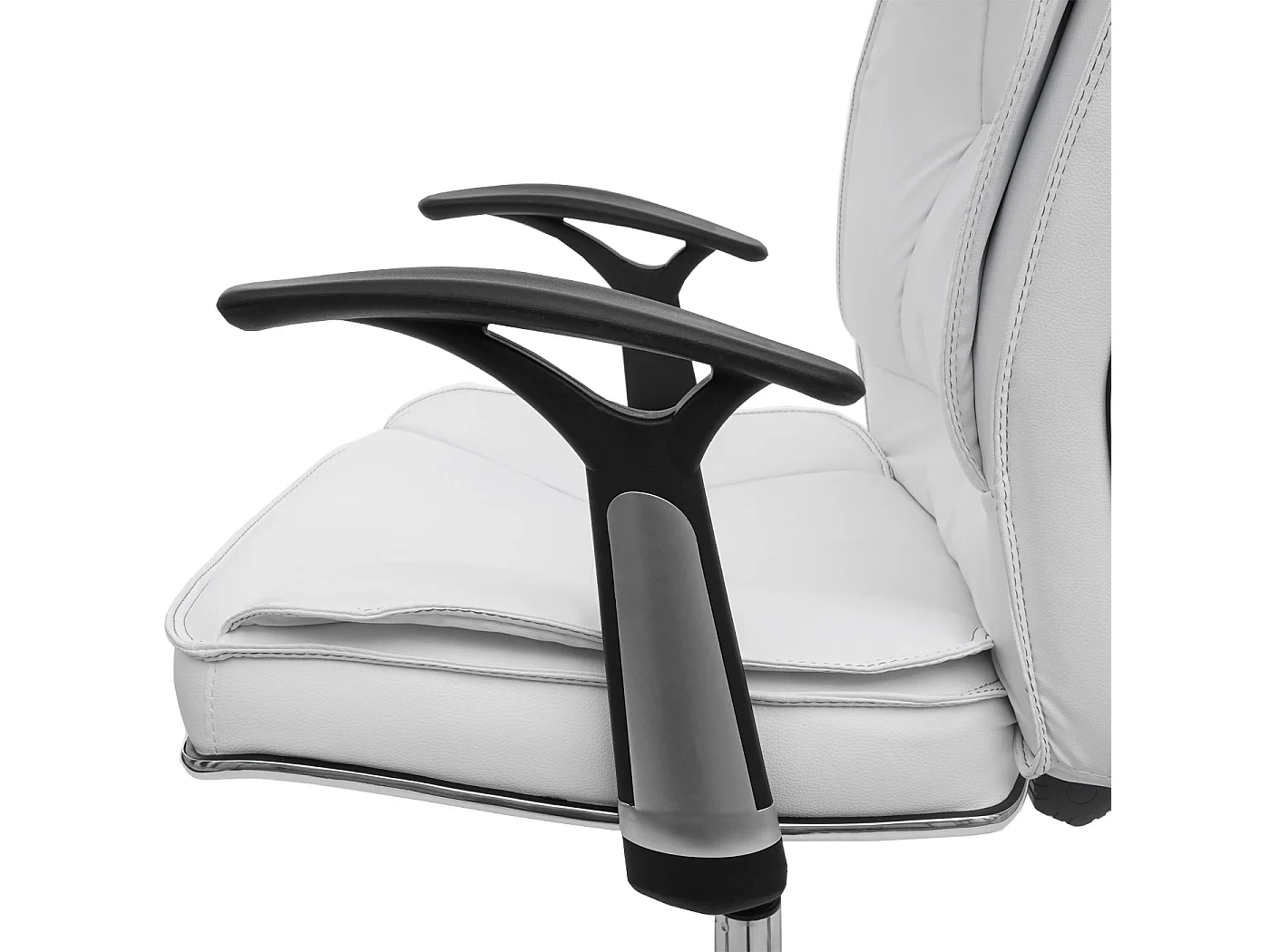 Chaise de bureau MCW-F14,  blanc