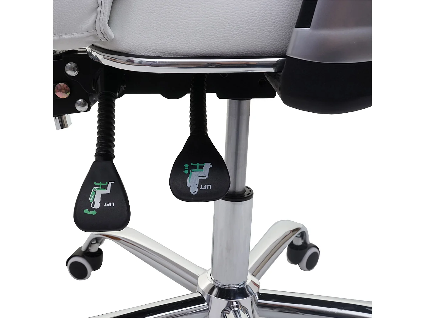 Chaise de bureau MCW-F14,  blanc