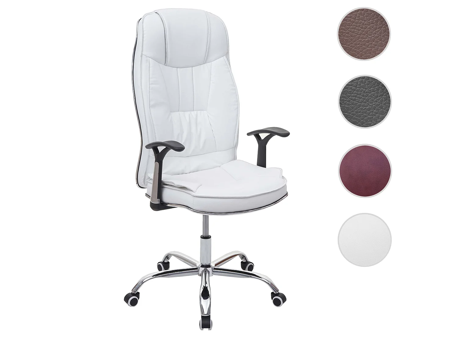 Bureaustoel MCW-F14,  wit