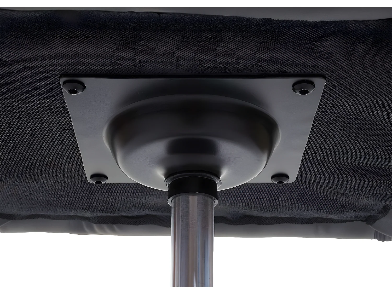 Chaise de bureau pour home office MCW-A50 IV,  similicuir gris, pied noir