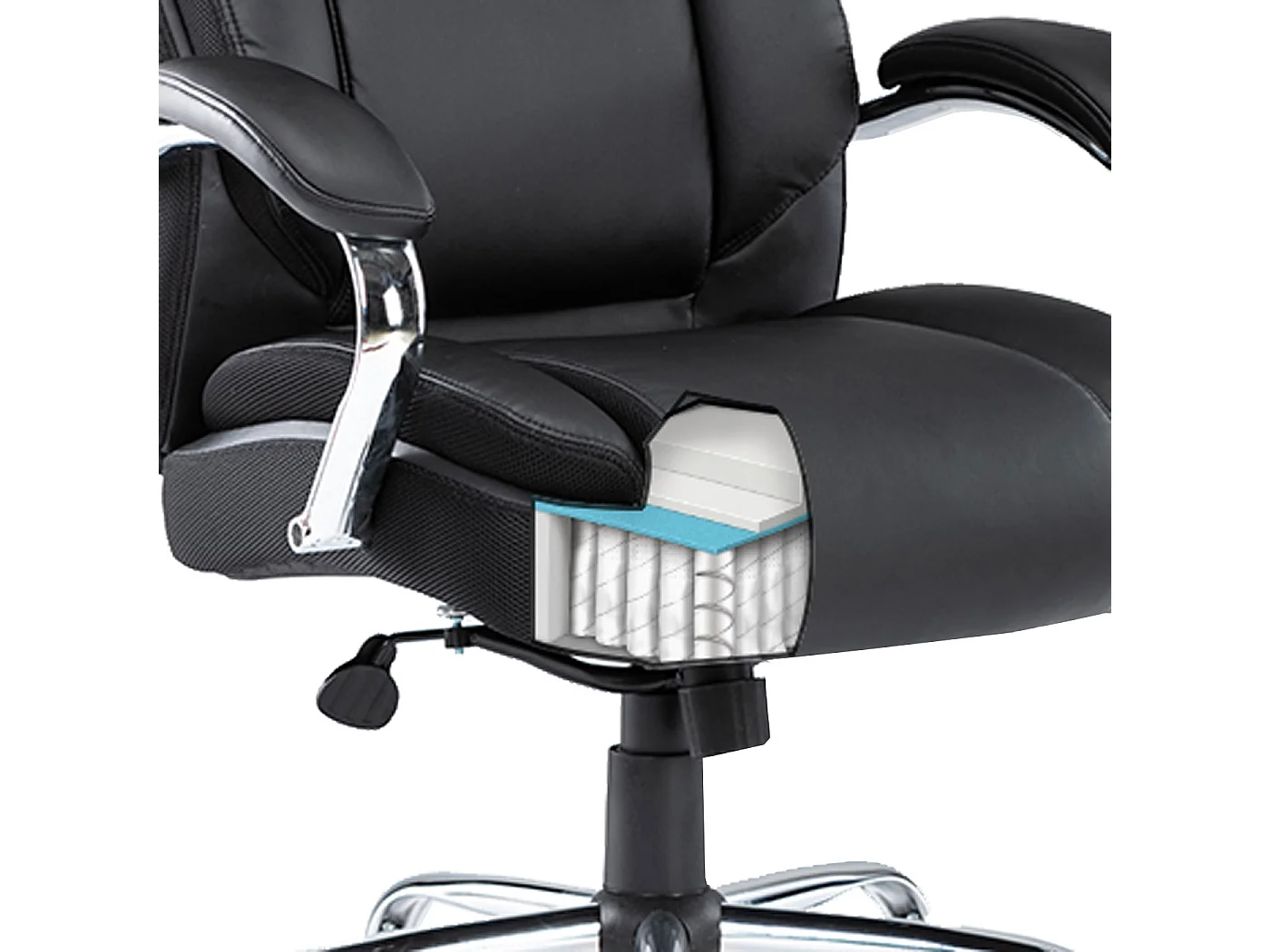 XXL Bürostuhl MCW-H94, Creme-beige