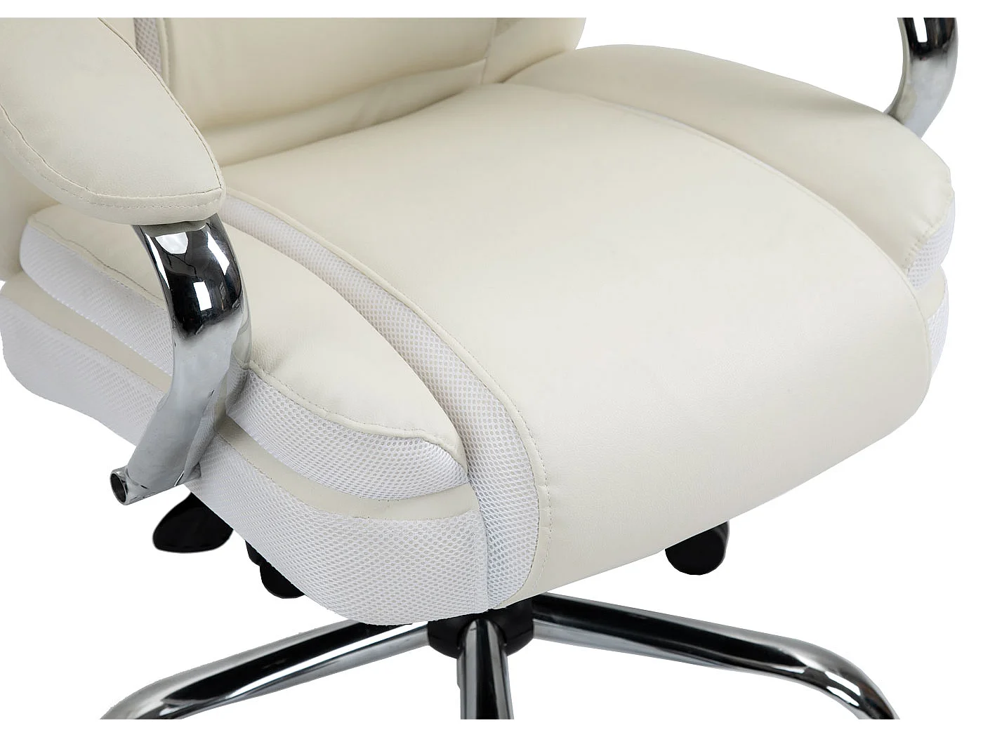 XXL Bürostuhl MCW-H94, Creme-beige