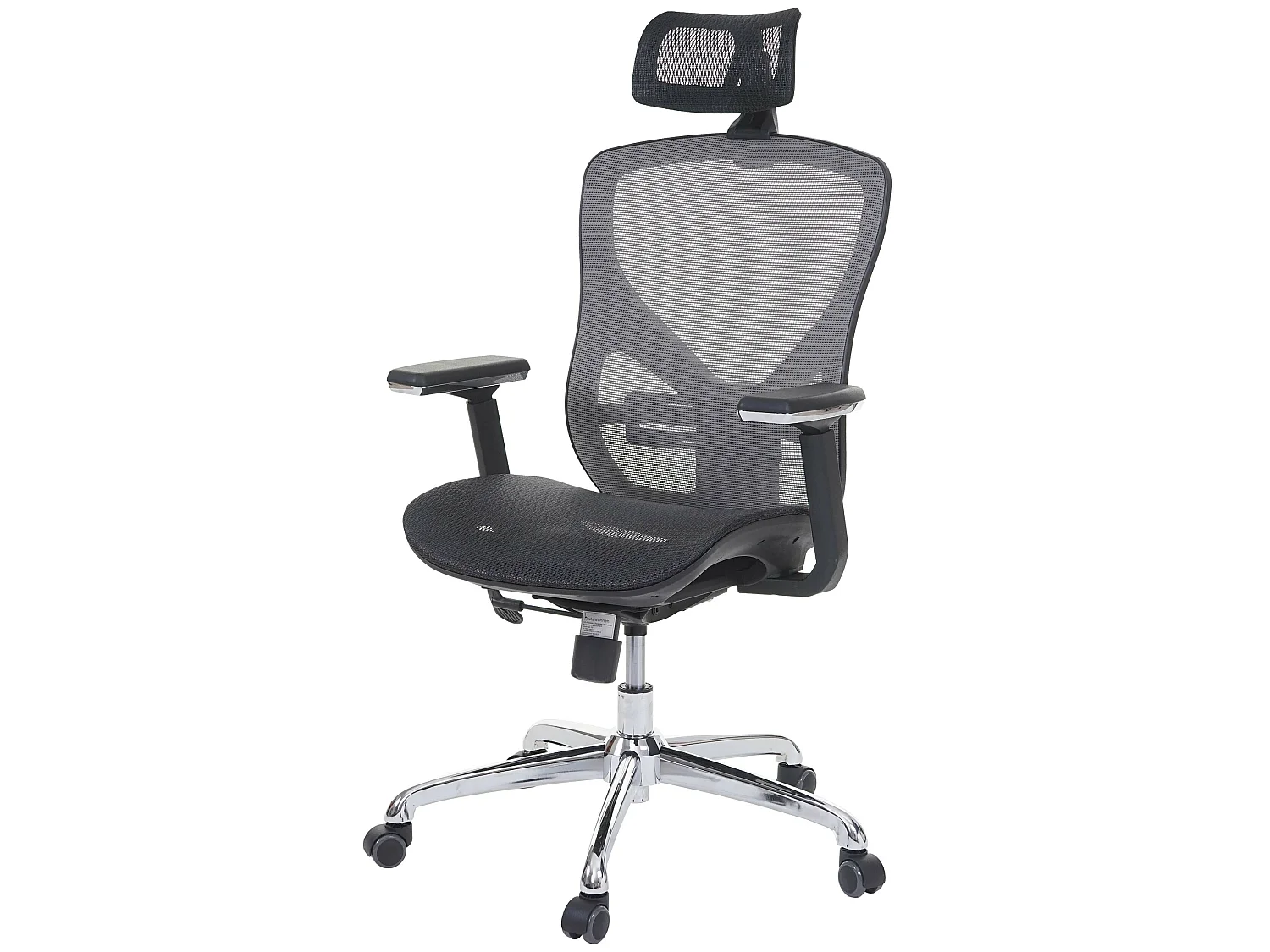 Chaise de bureau MCW-A61,  noir/gris