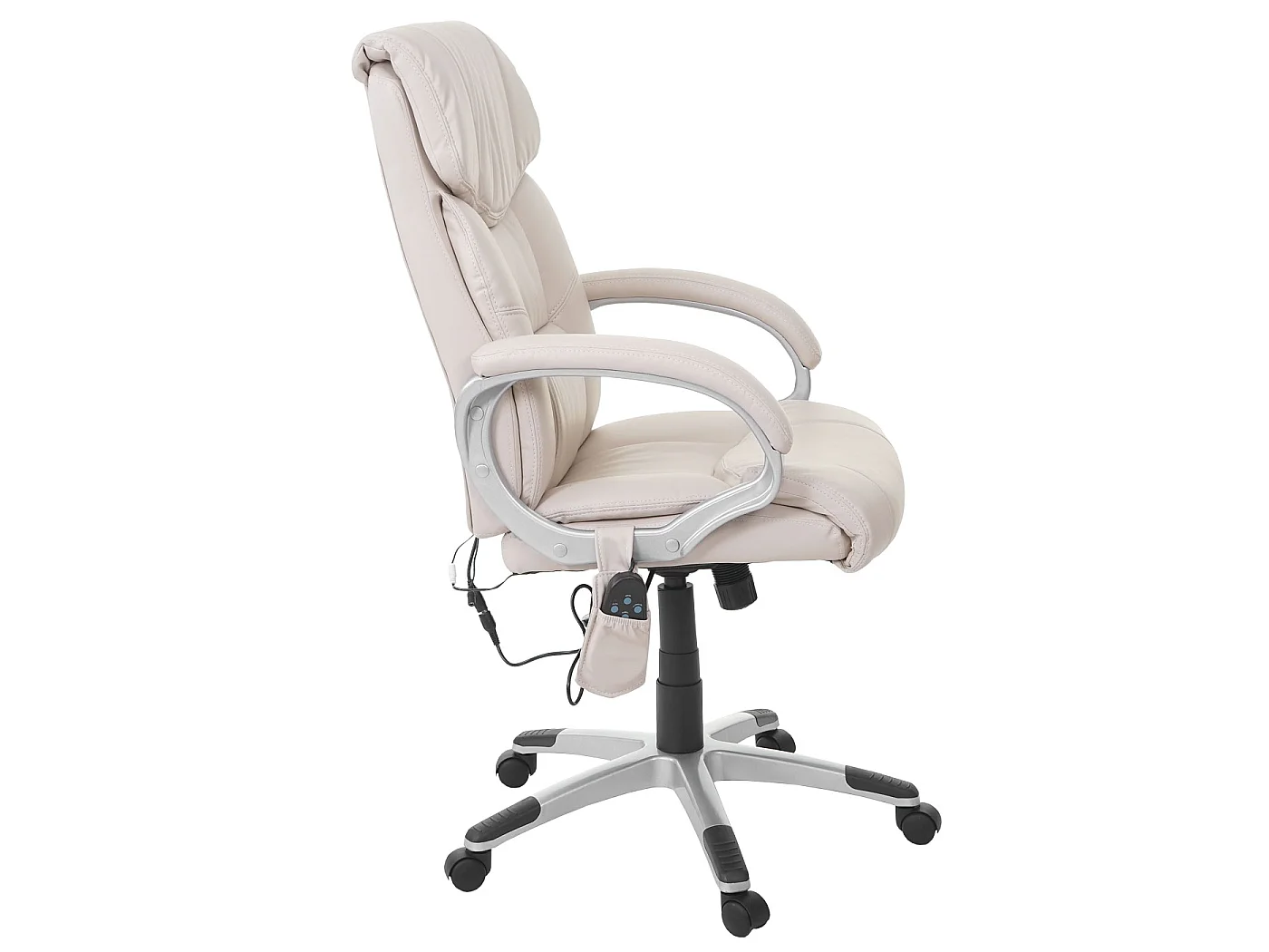 Massage-Bürostuhl MCW-A71, Creme