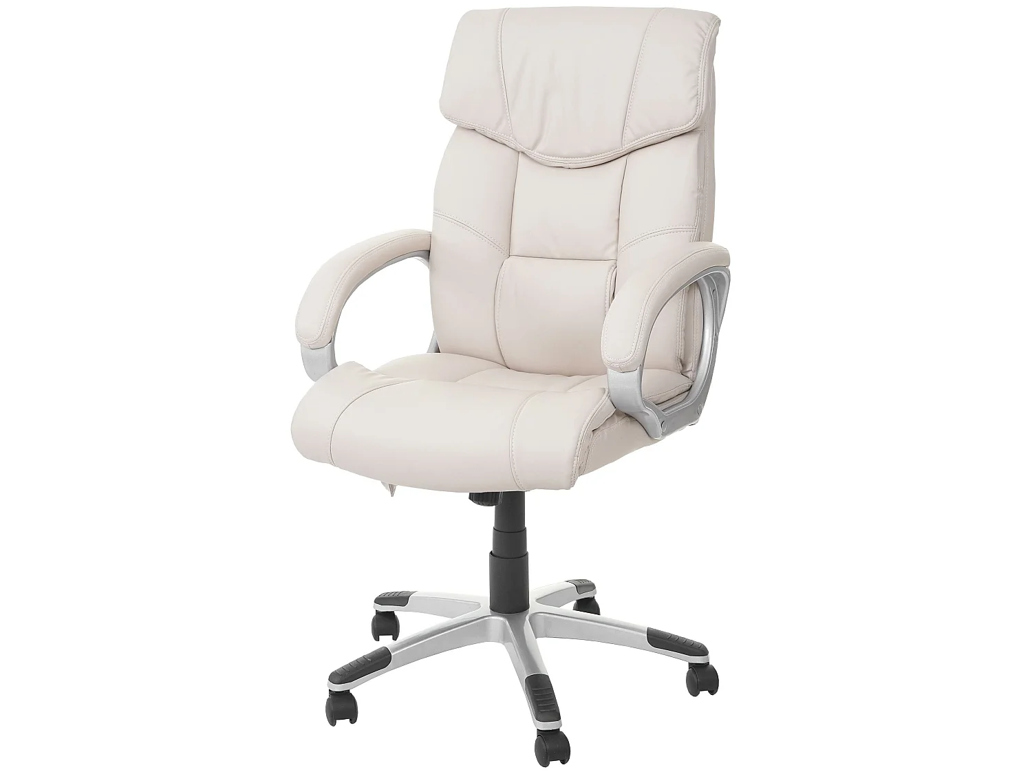 Massage-Bürostuhl MCW-A71, Creme