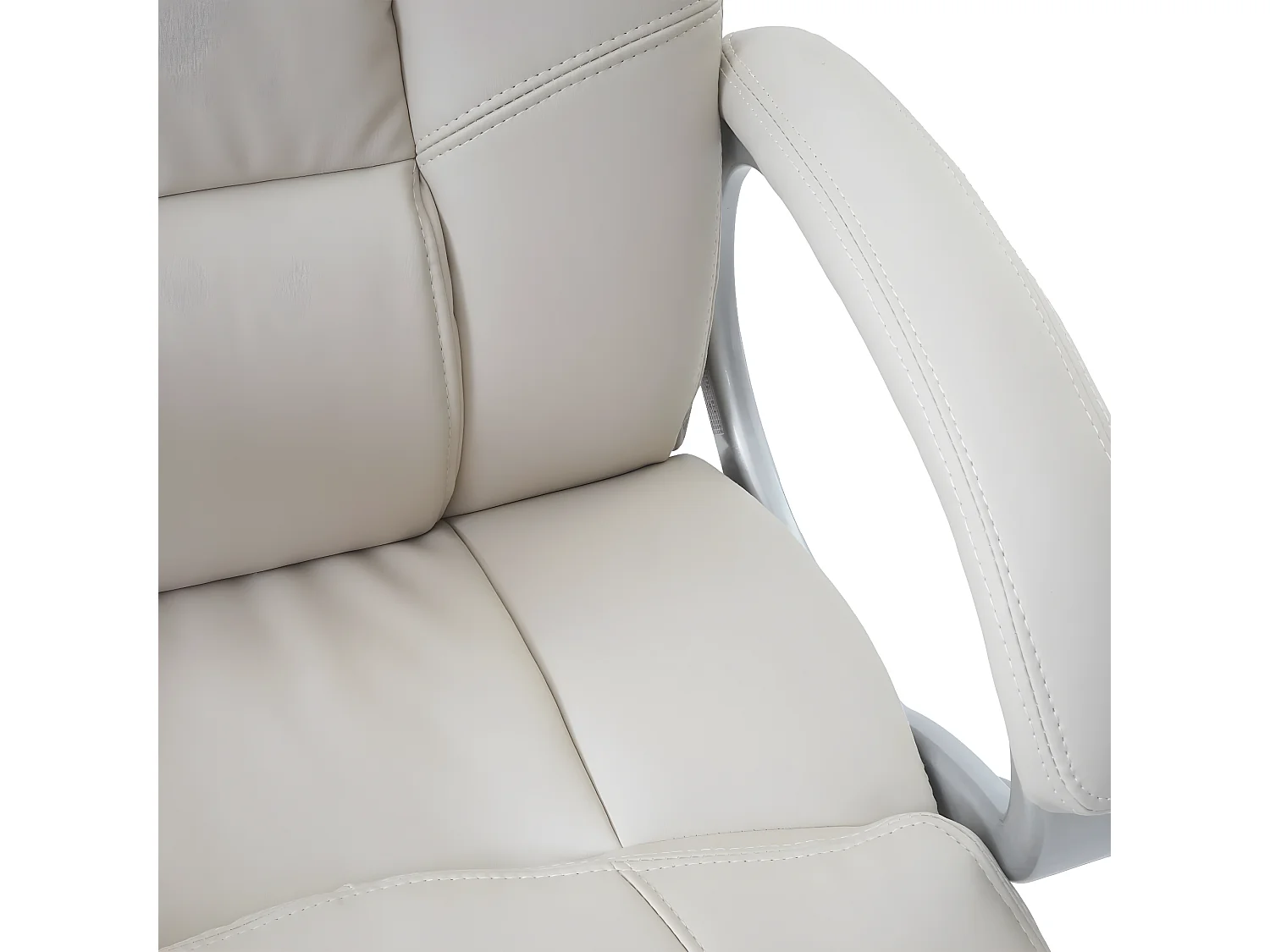 Massage-Bürostuhl MCW-A71, Creme