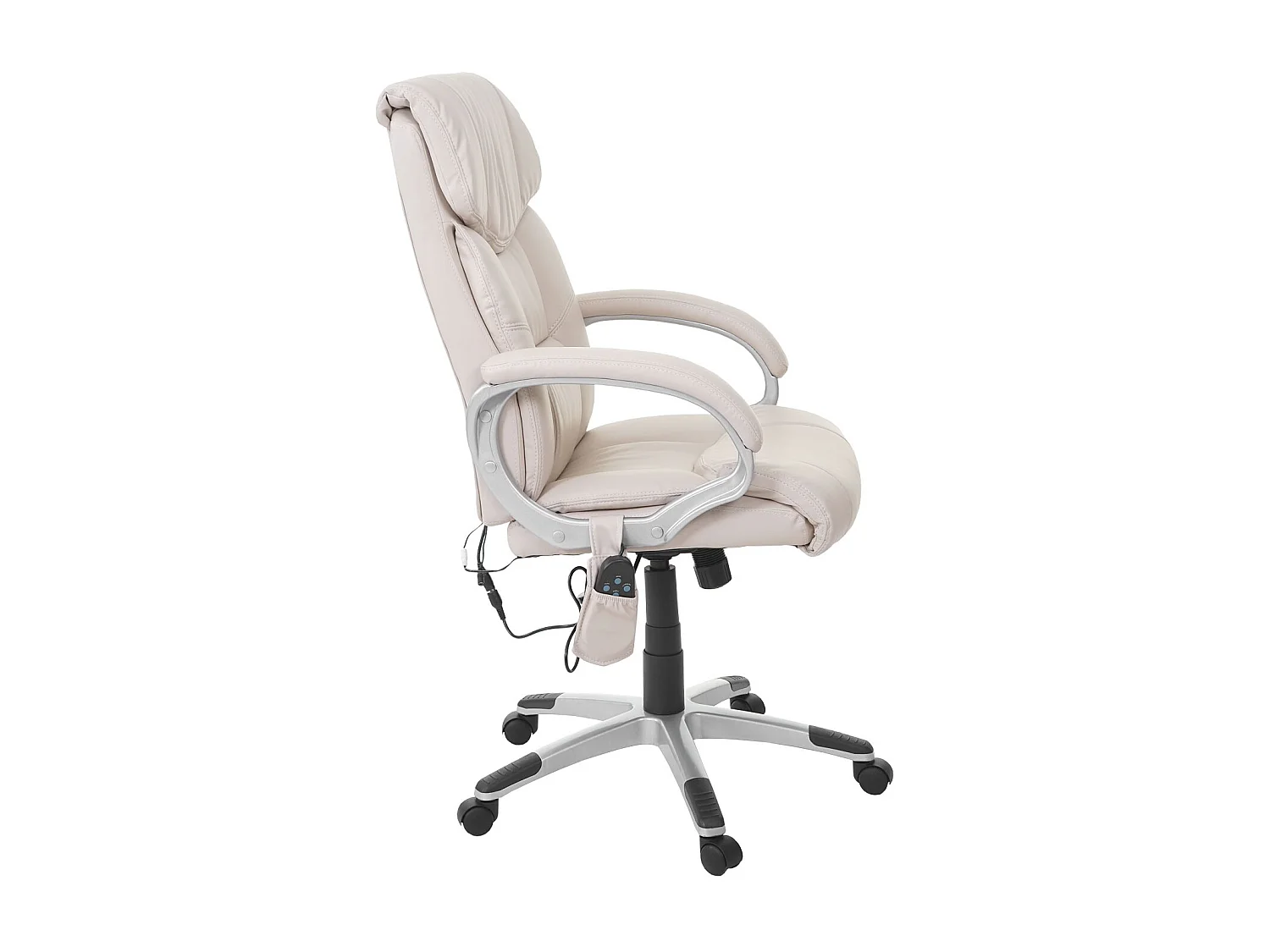 Massage-Bürostuhl MCW-A71, Creme