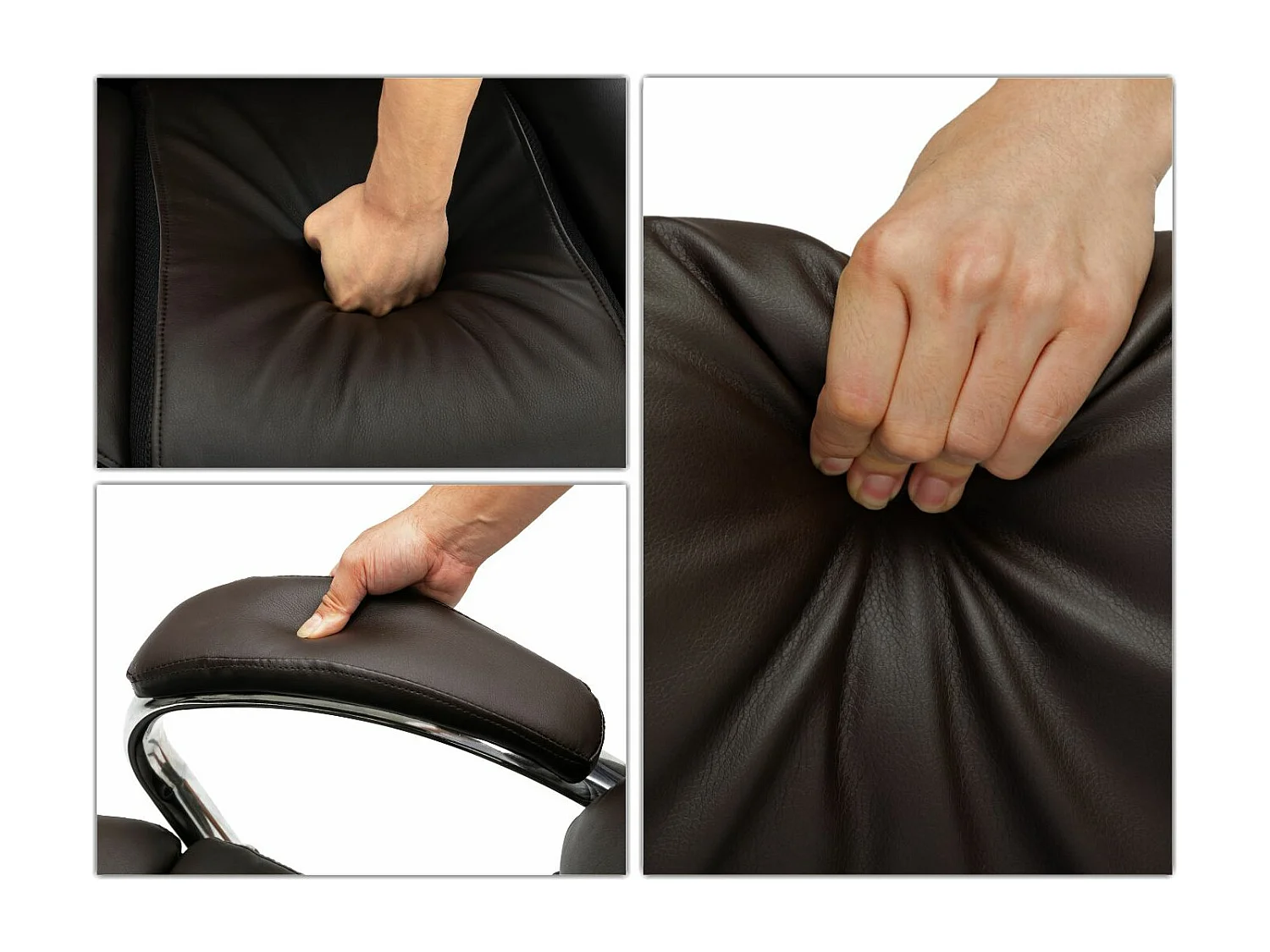 XXL Bürostuhl MCW-H94, Braun