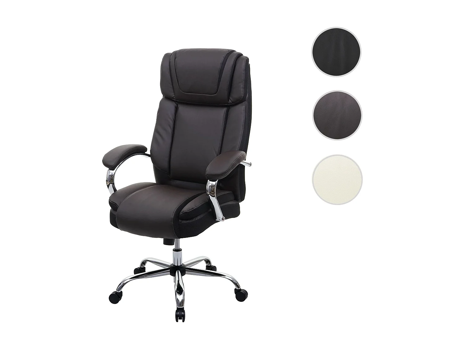 XXL Bürostuhl MCW-H94, Braun