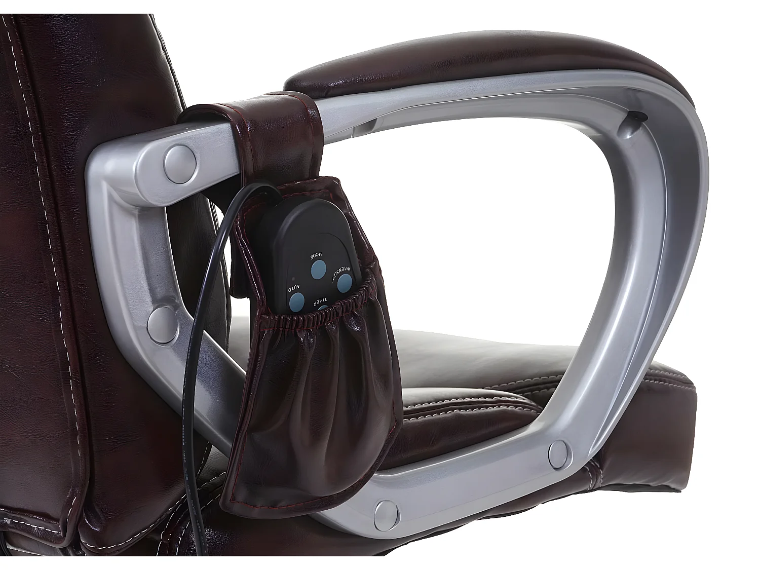 Massage-Bürostuhl MCW-A69, Bordeaux