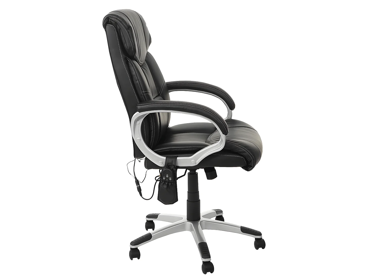 Massage-Bürostuhl MCW-A71, Schwarz