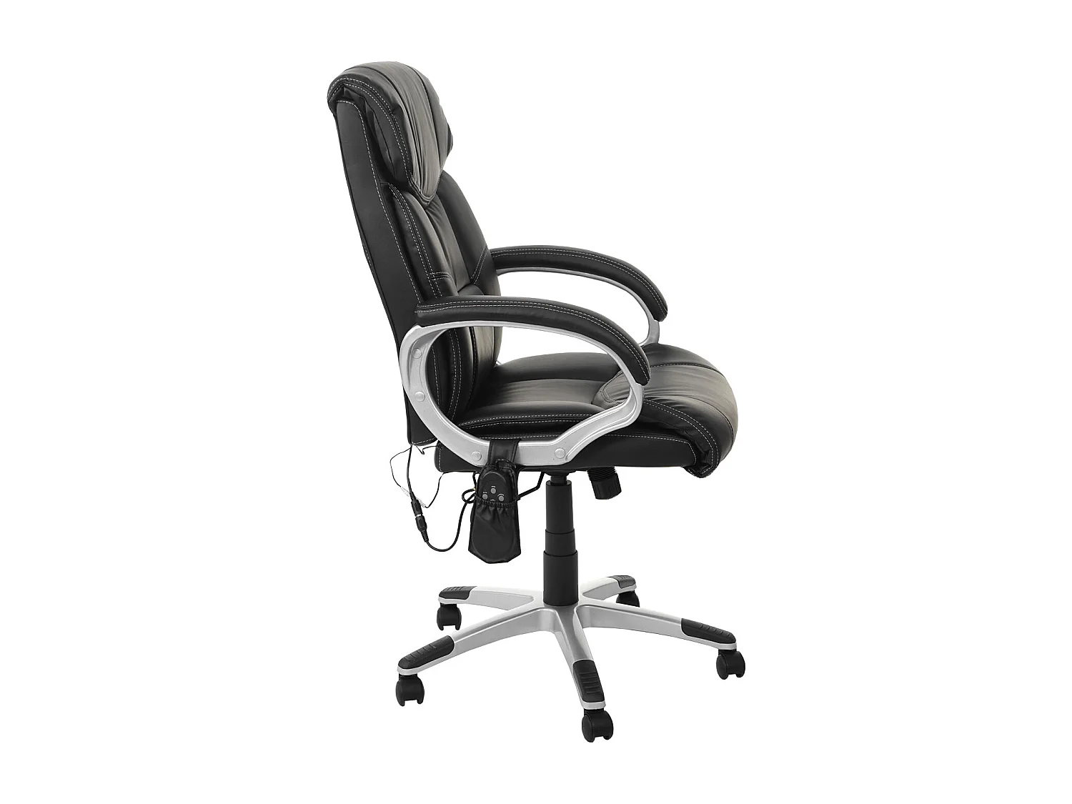 Massage-Bürostuhl MCW-A71, Schwarz