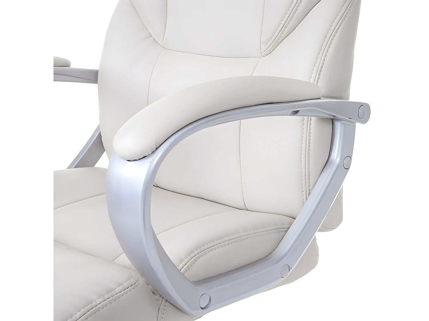 Massage-Bürostuhl MCW-A69, Creme