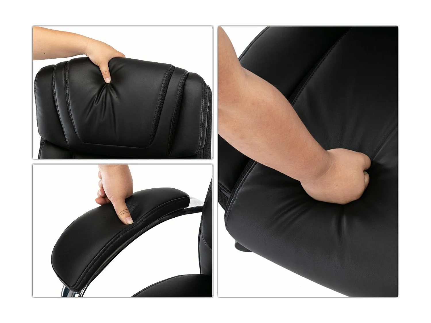 XXL Bürostuhl MCW-H94, Schwarz