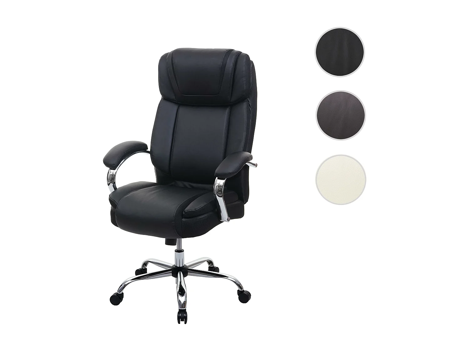 XXL Bürostuhl MCW-H94, Schwarz