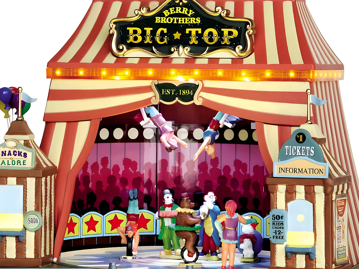 Le chapiteau Berry brothers Big Top, avec adaptateur 4,5 V - LEMAX