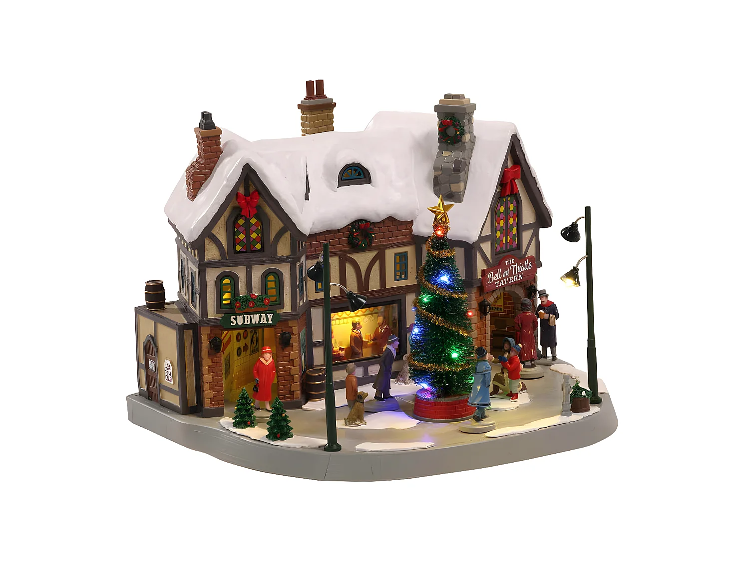 La taverne Bell & Thistle avec adaptateur 4,5 V - LEMAX