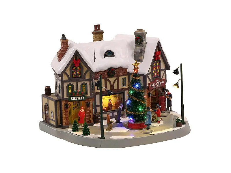 La taverne Bell & Thistle avec adaptateur 4,5 V - LEMAX