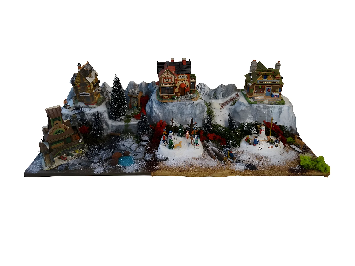 Base de village de Noël Longhorn - 120 x 22 cm - My Village