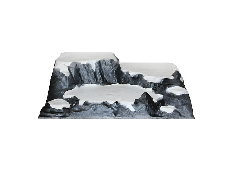 Base Village de Noël 3 plateaux à décorer - 50 x 38 cm - My Village