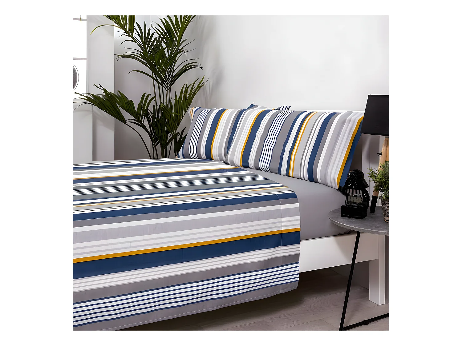 Juego de sábanas ORISOL algodón poliéster multicolor Cama 180