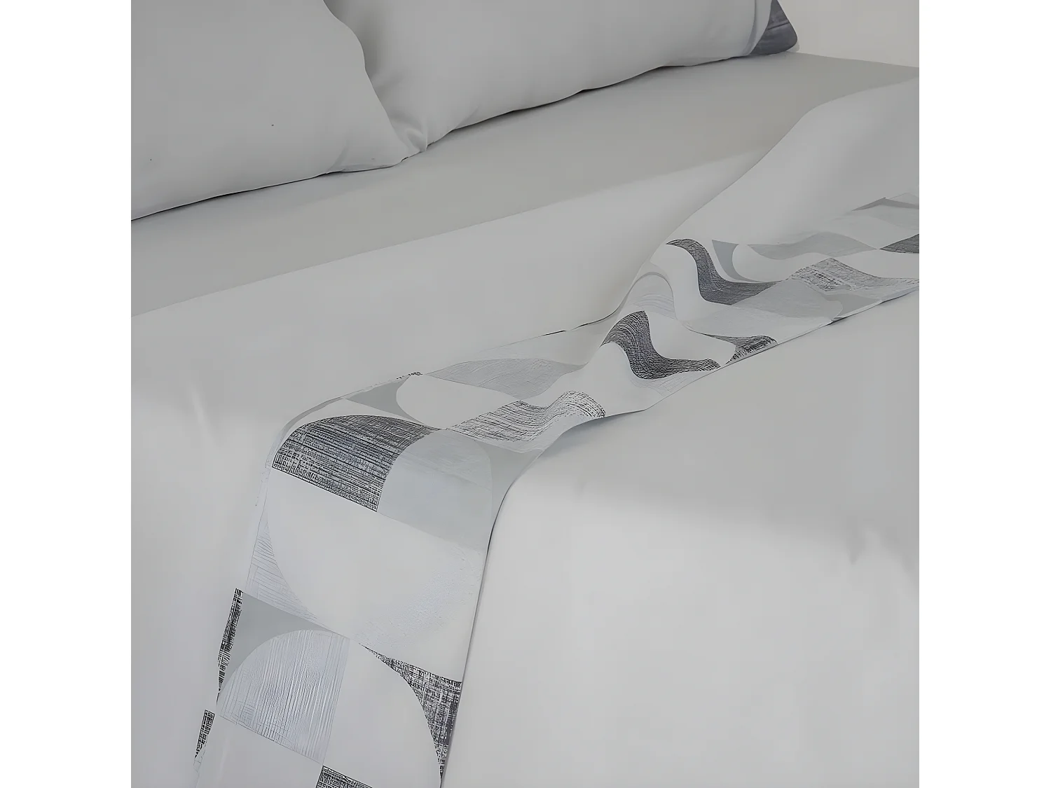 Juego de sábanas BAKER microfibra hipoalergénica BLANCO  Cama 180