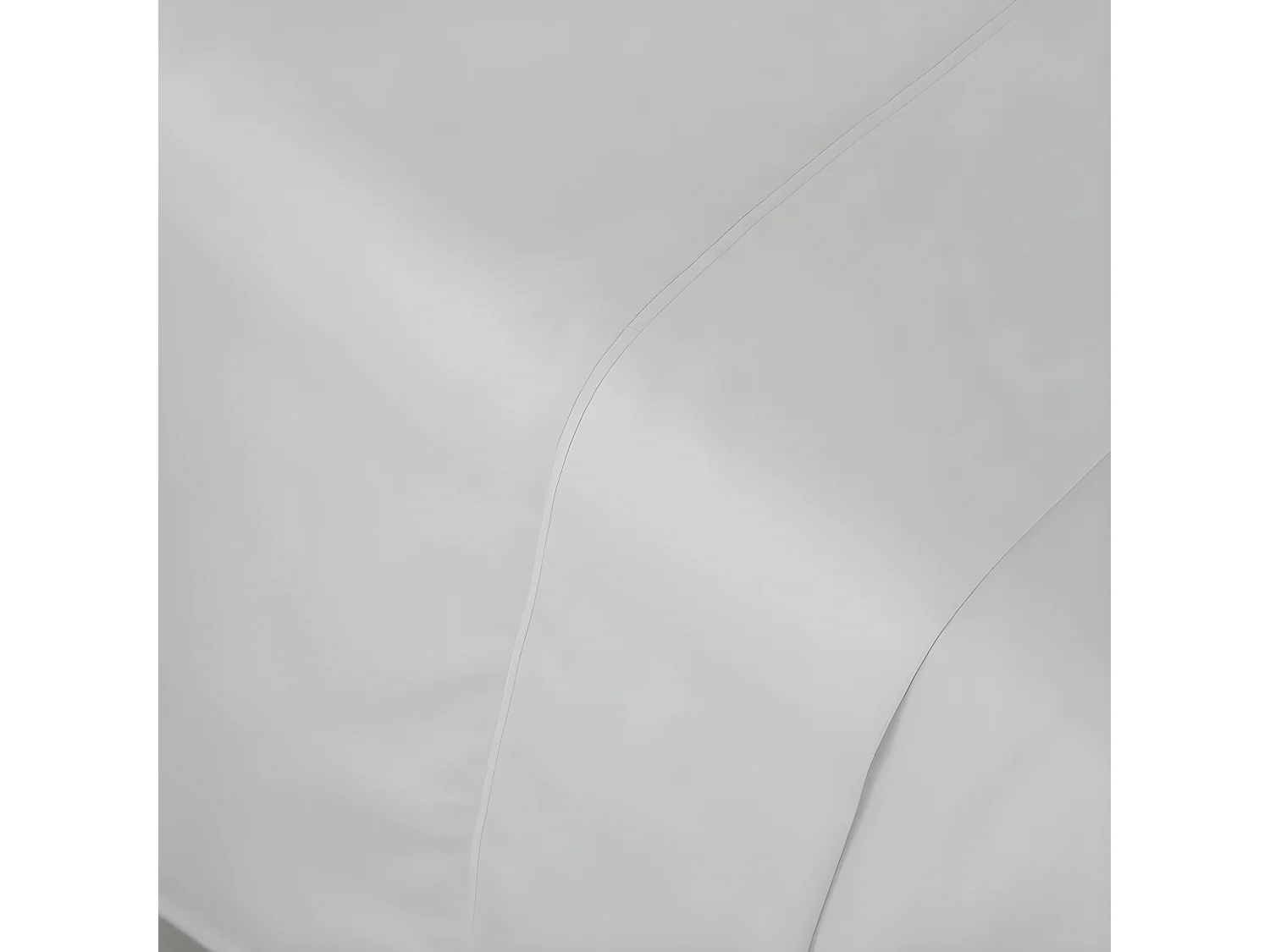 Juego de sábanas satén algodón egipcio 400 HILOS blanco 240x260 Cama 150