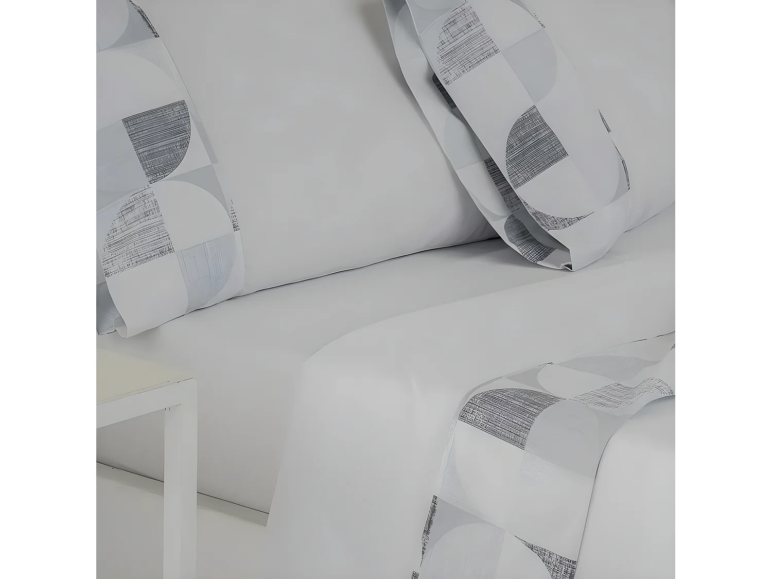 Juego de sábanas BAKER microfibra hipoalergénica BLANCO  Cama 200