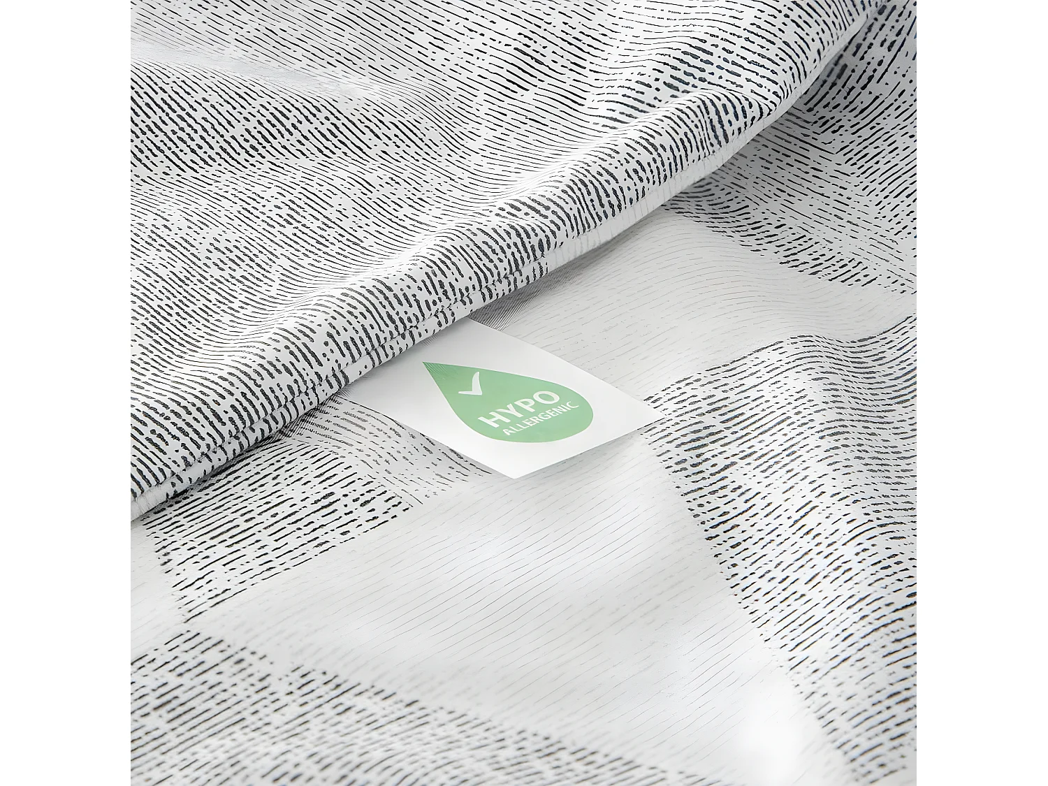 Juego de sábanas CUDILLERO microfibra hipoalergénica gris Cama 90