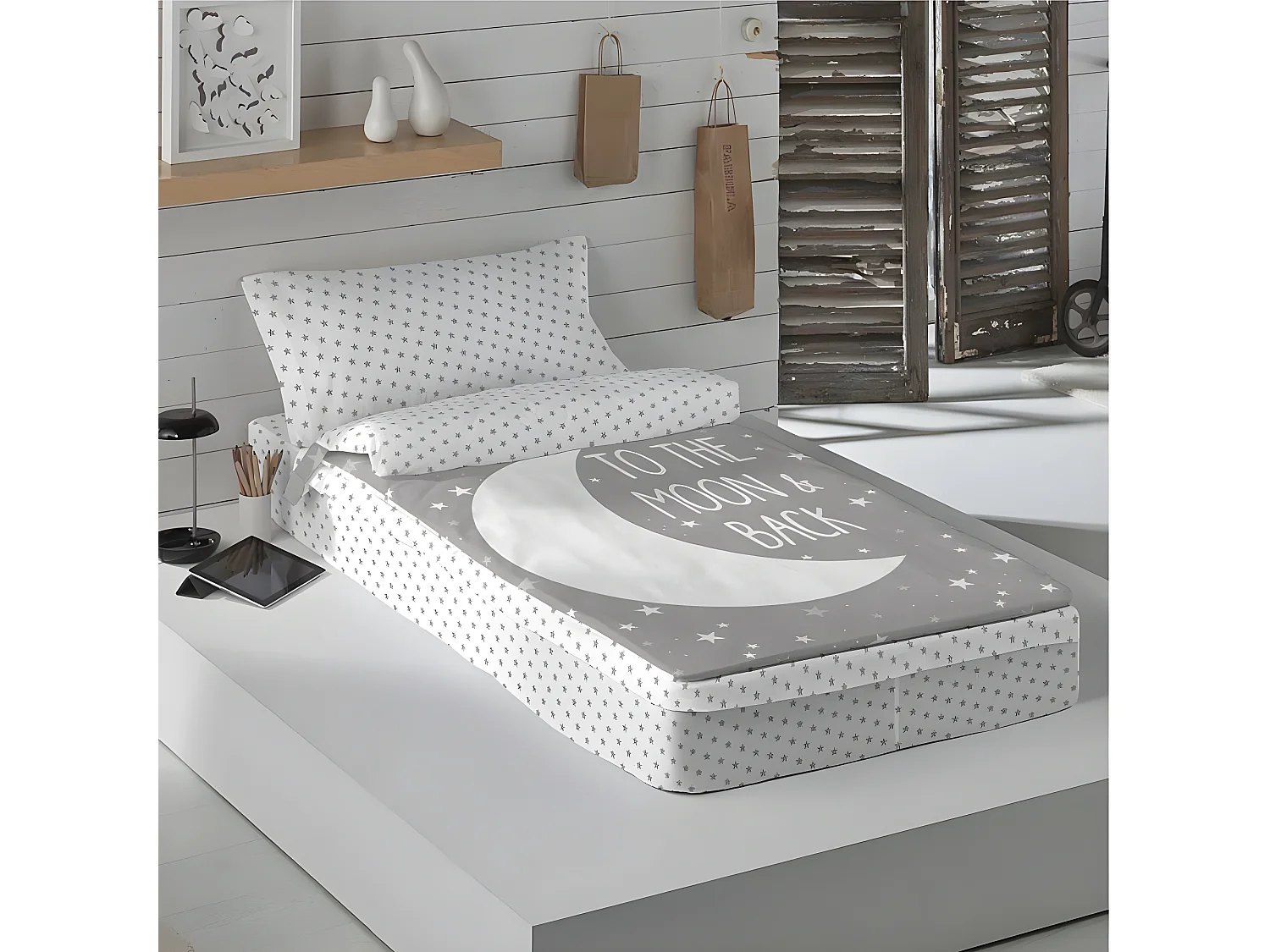 Saco nordico SIN Relleno Moon Grey (II) Cama 90 x 190/200 GRIS