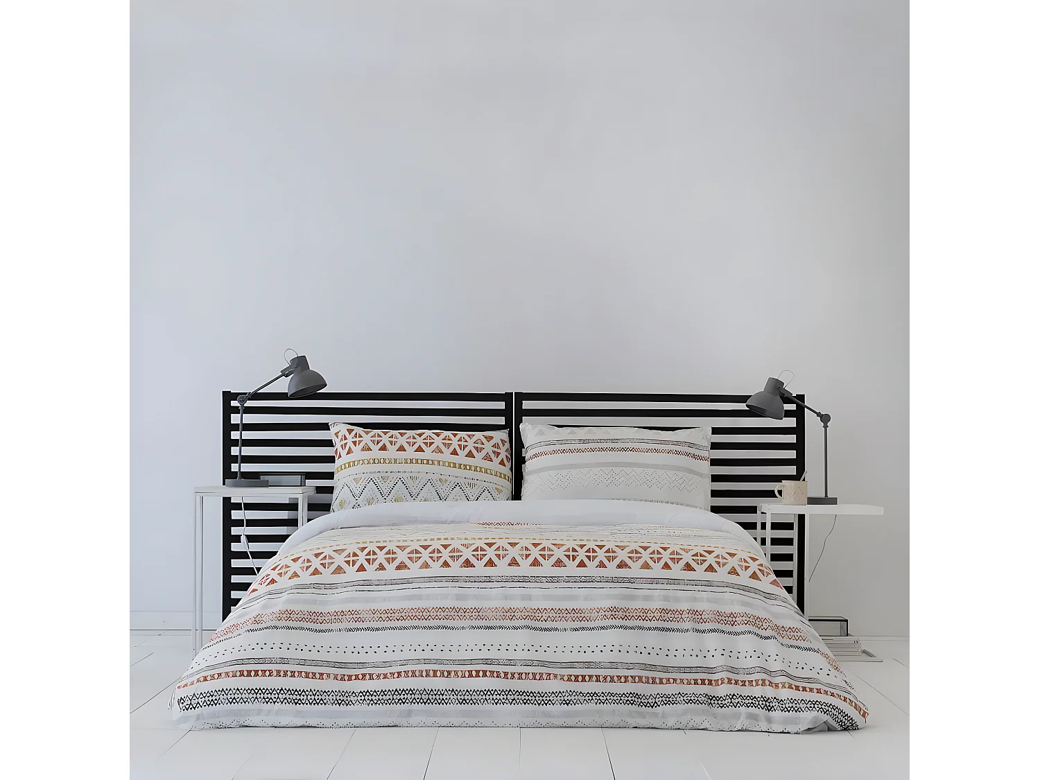 Funda Nordica AZTEK microfibra bambula multicolor Cama de 90