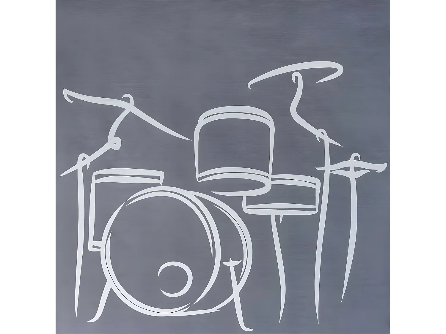 Funda Nordica juvenil DRUM algodón poliéster gris 280 X 260 Cama de 200