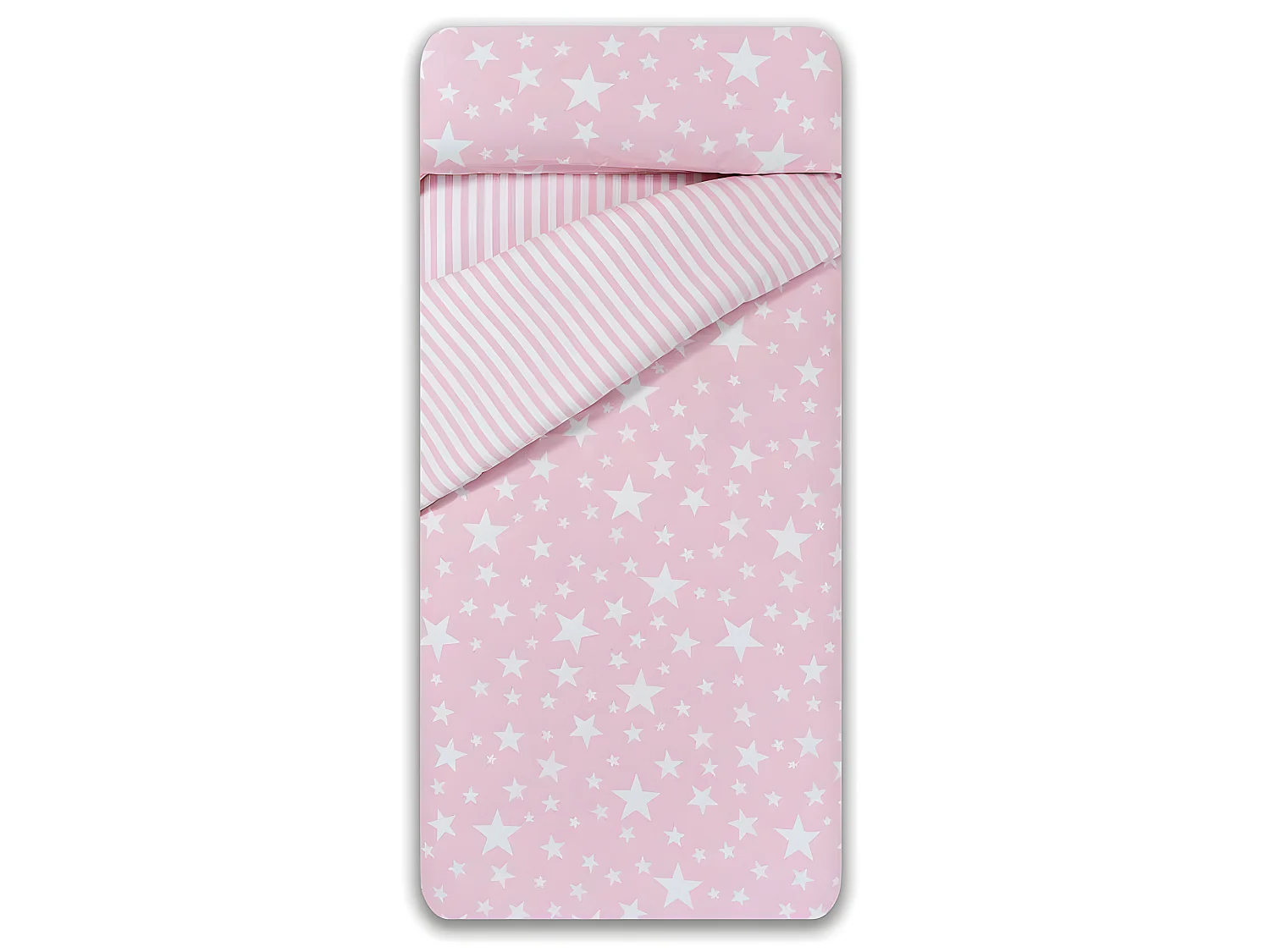 Funda Nordica Infantil/Juvenil Reversible GIVETTE Pink Cama de 105