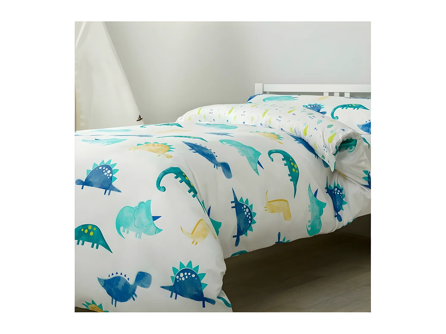 Funda Nordica Reversible Infantil Rex  Cierre con Botones Cama de 105