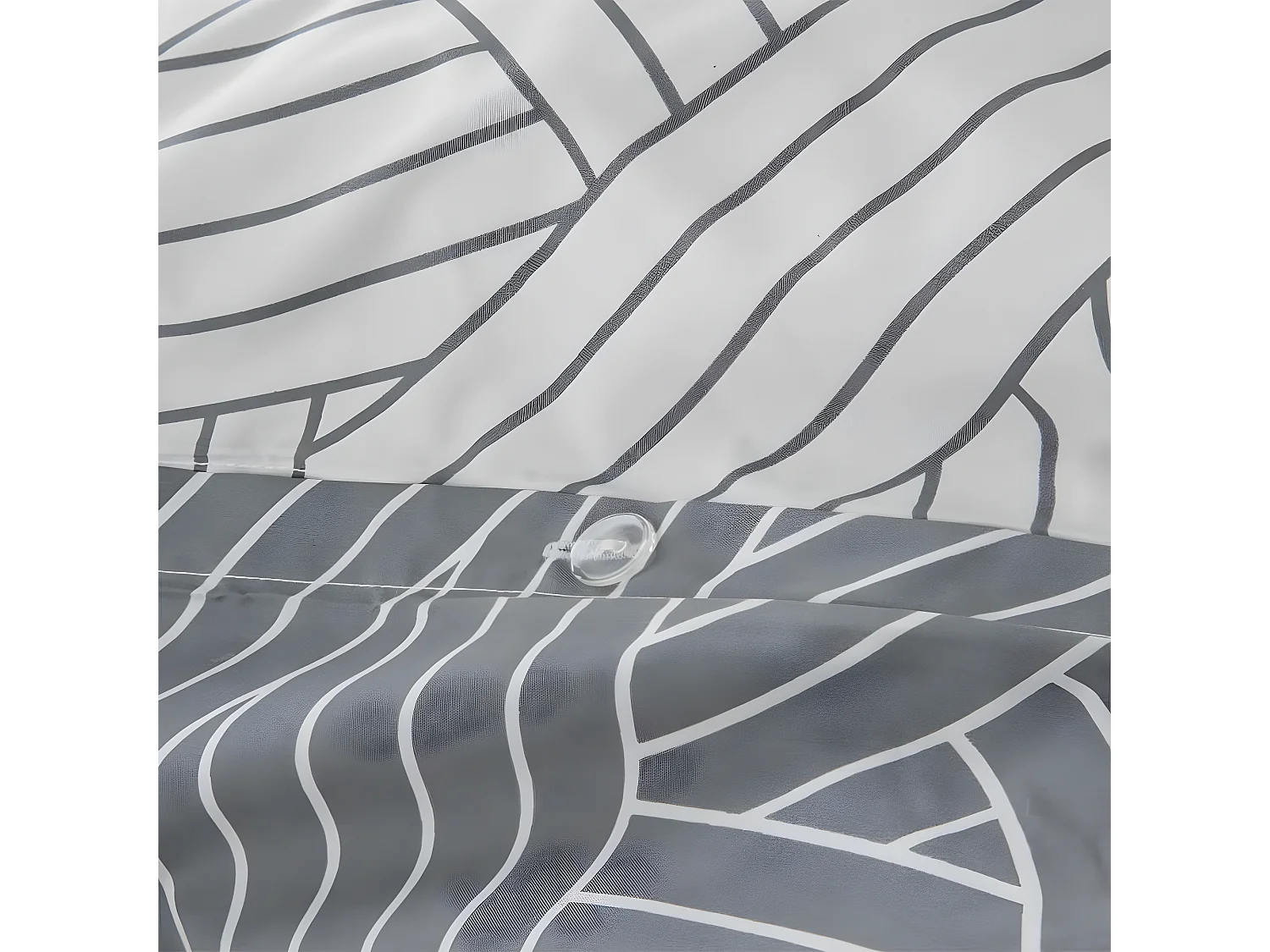 Funda nórdica reversible SALINAS microfibra gris 240x220 Cama de 150