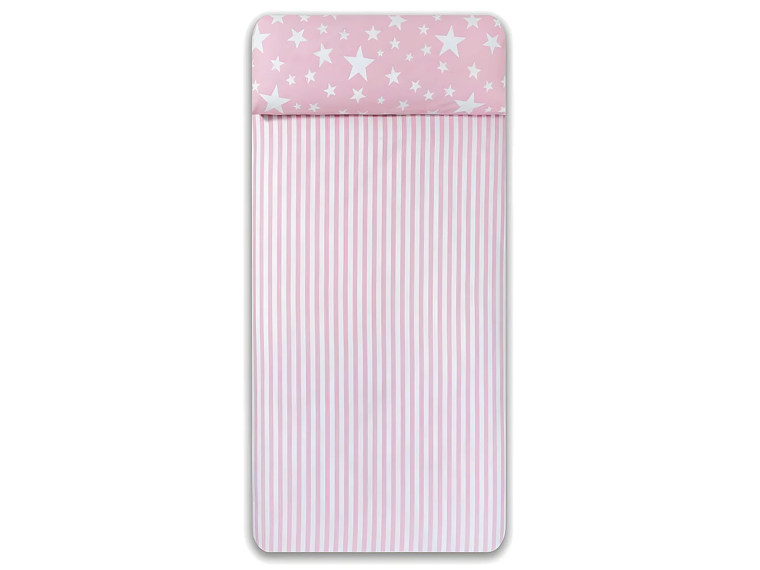 Funda Nordica Infantil/Juvenil reversible GIVETTE Pink Cama de 90