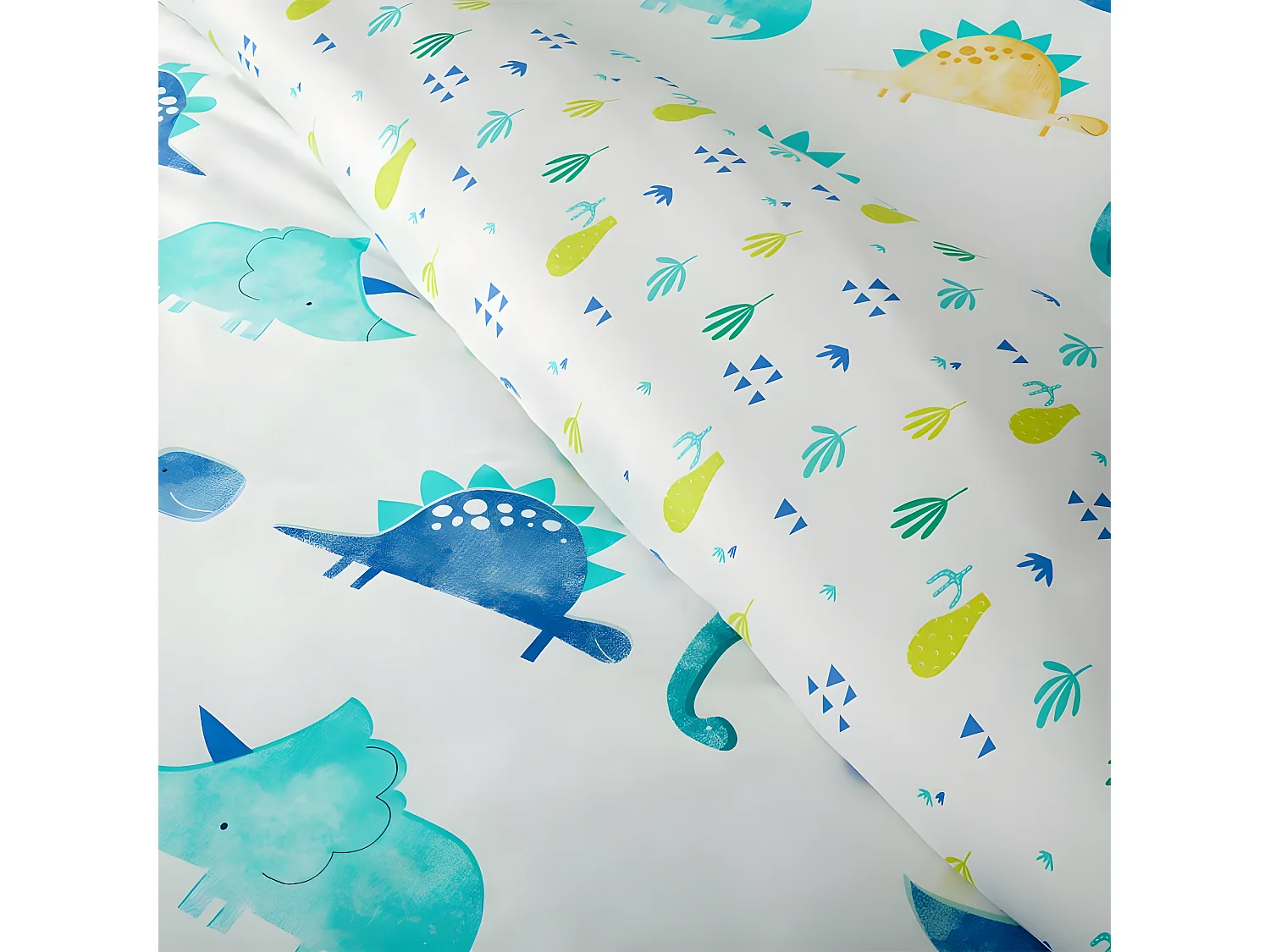 Funda Nordica Reversible Infantil Rex  Cierre con Botones Cama de 90