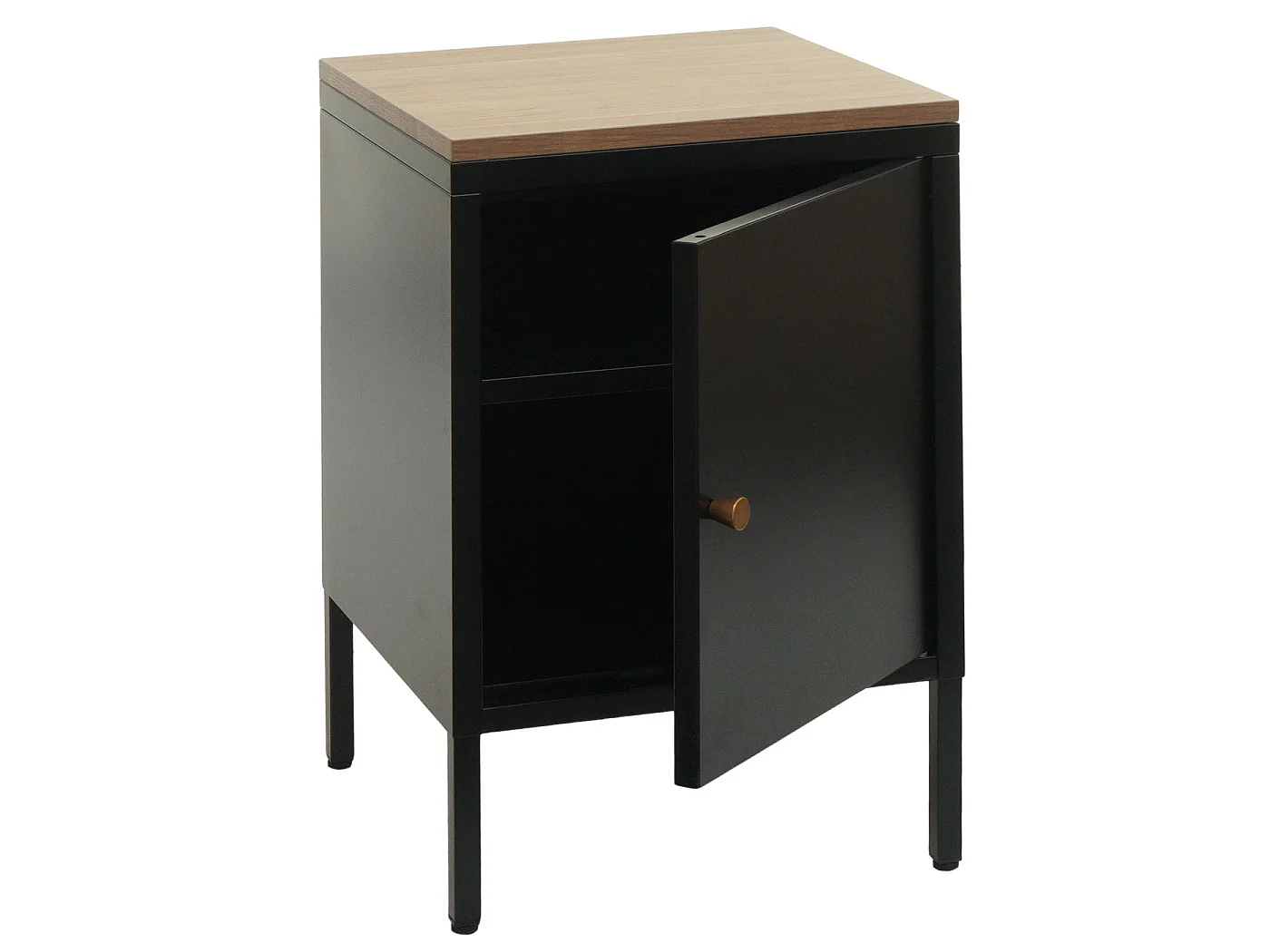 Table de nuit MCW-L84,  noir