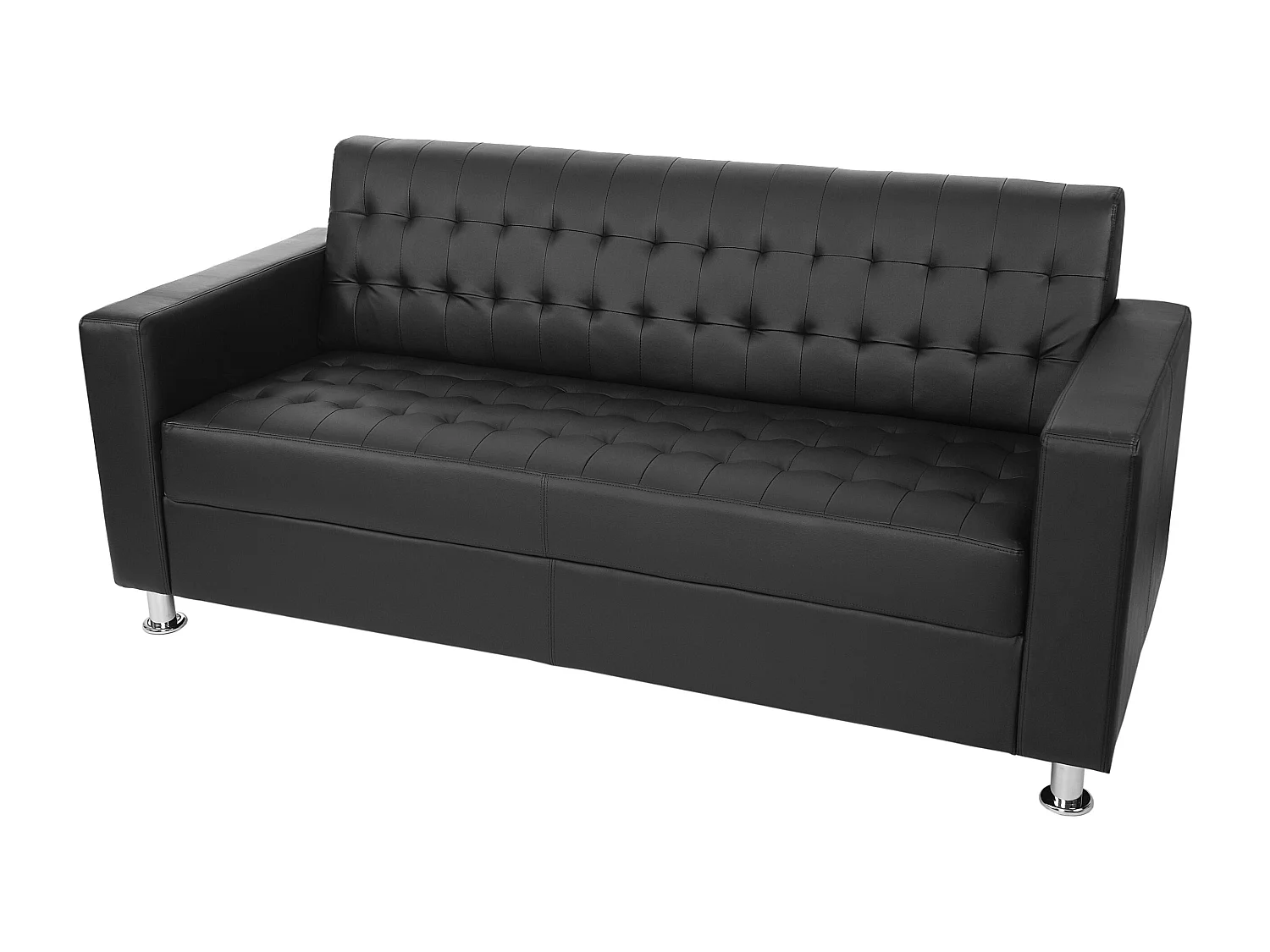 Sofagarnitur Pori (3-teilig), Schwarz