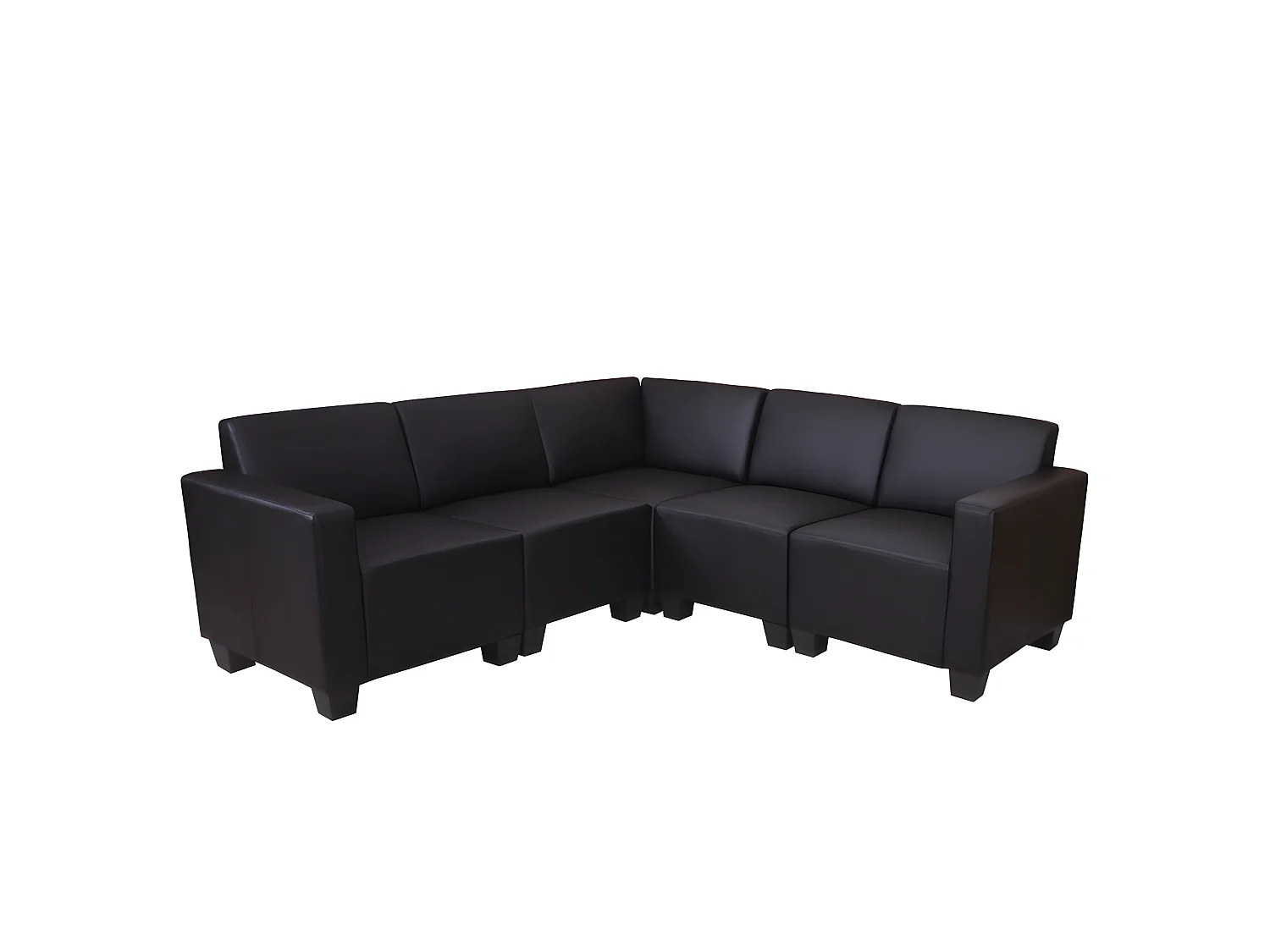 Ensemble de canapés Moncalieri 5,  noir