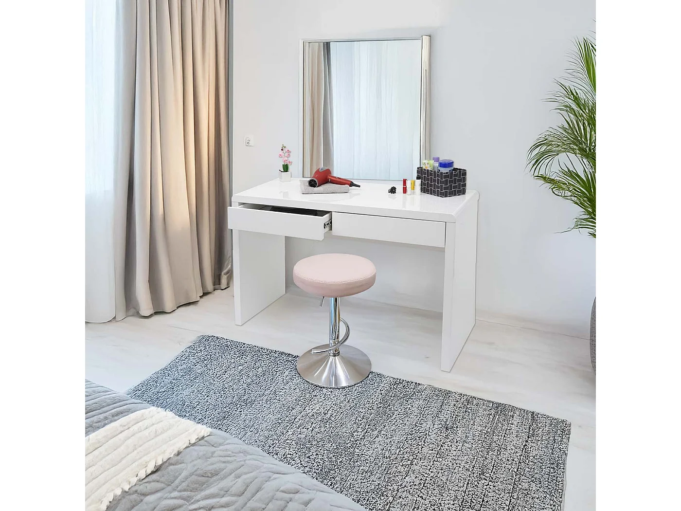 Sminkebord MCW-G5,  120x60 cm