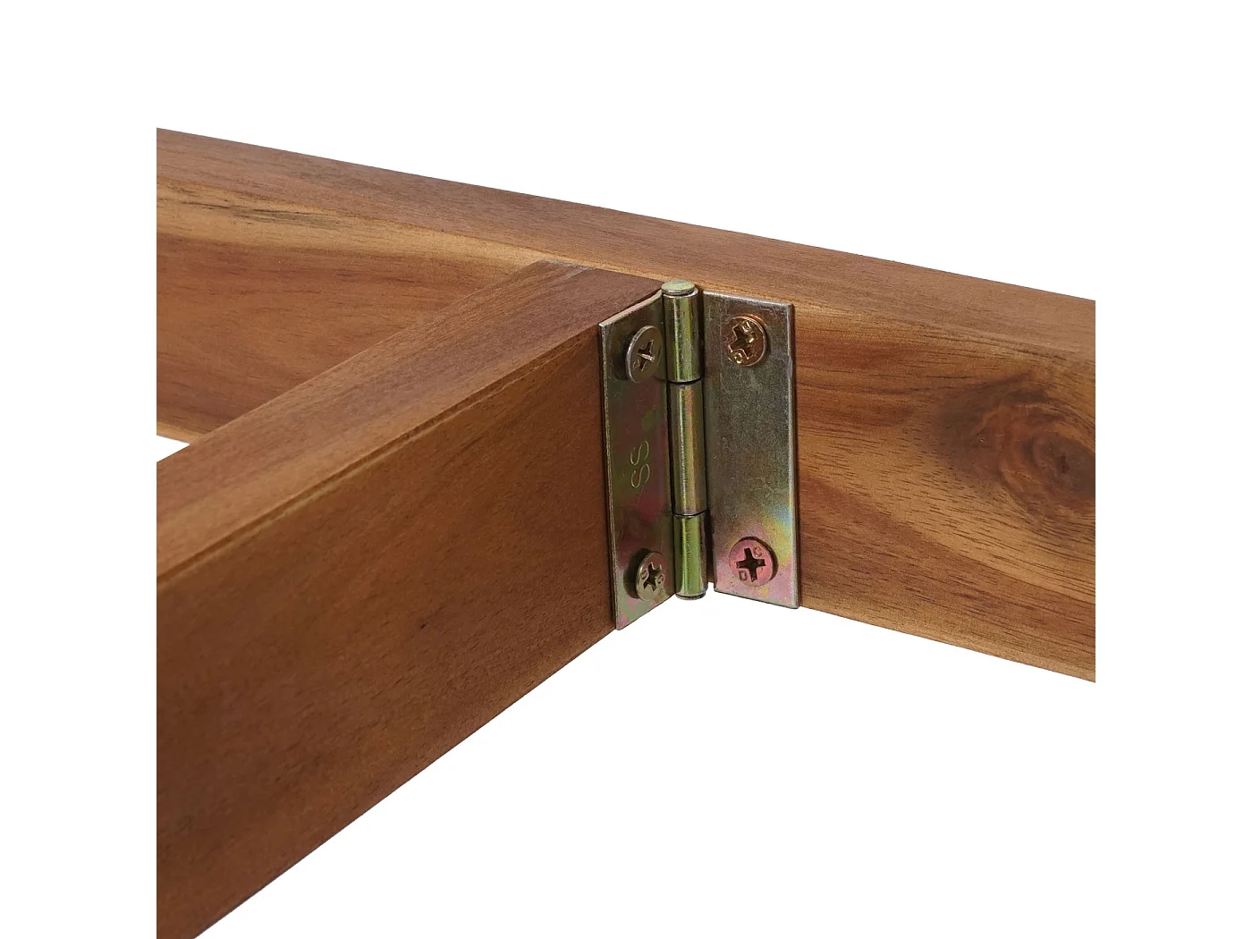 Tavolino pieghevole giardino balcone interni esterni MCW-L19 legno acacia 71x70x34cm