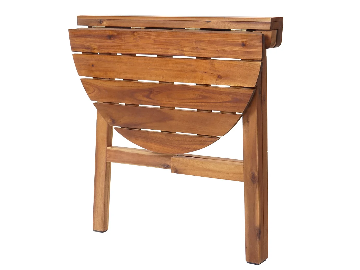 Klapptisch MCW-L19, Gartentisch Balkontisch, In-/Outdoor klappbar Akazie Holz FSC®-zertifiziert 71x70x34cm