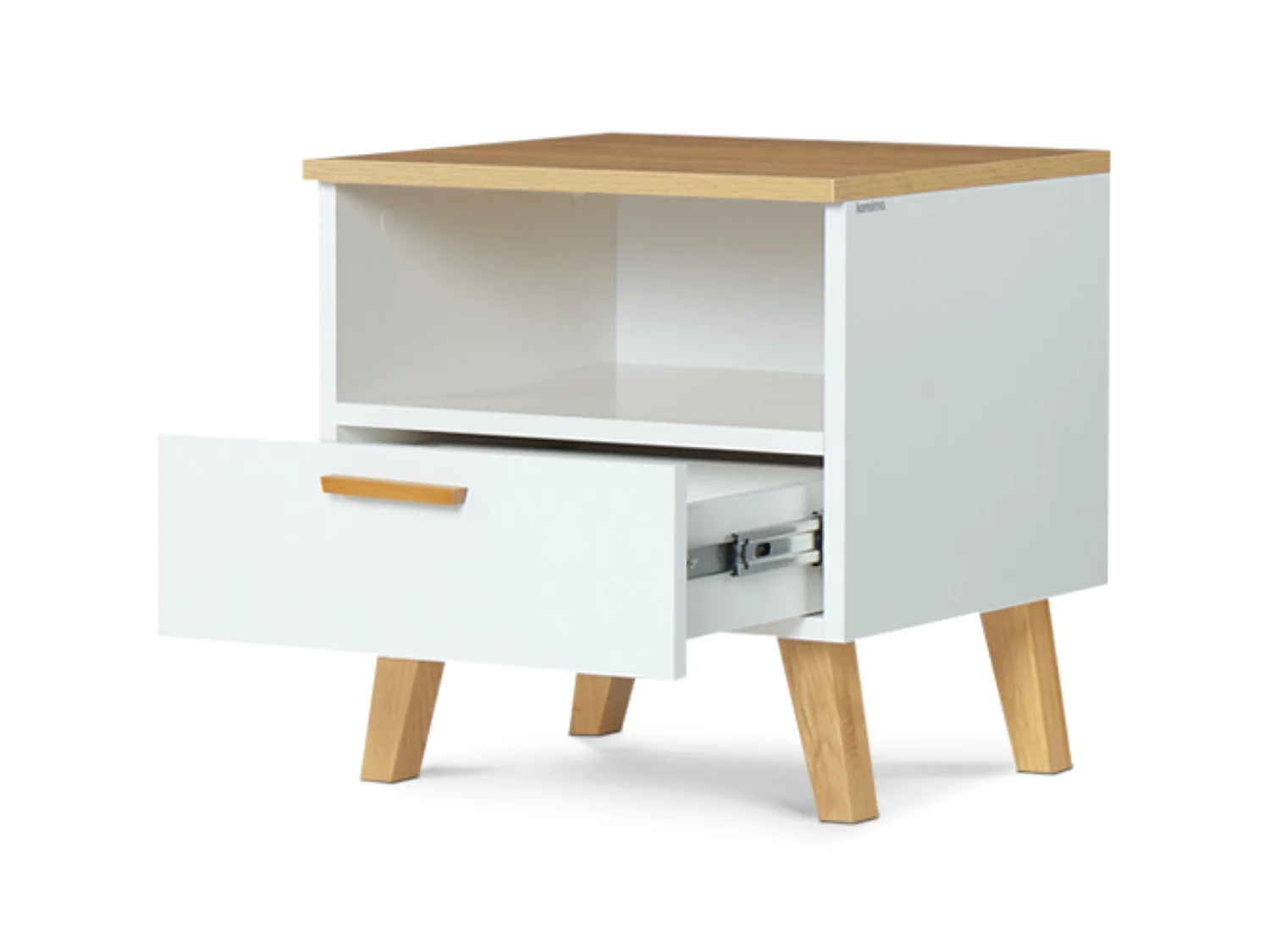 Nachttisch  - weiß - FRISK