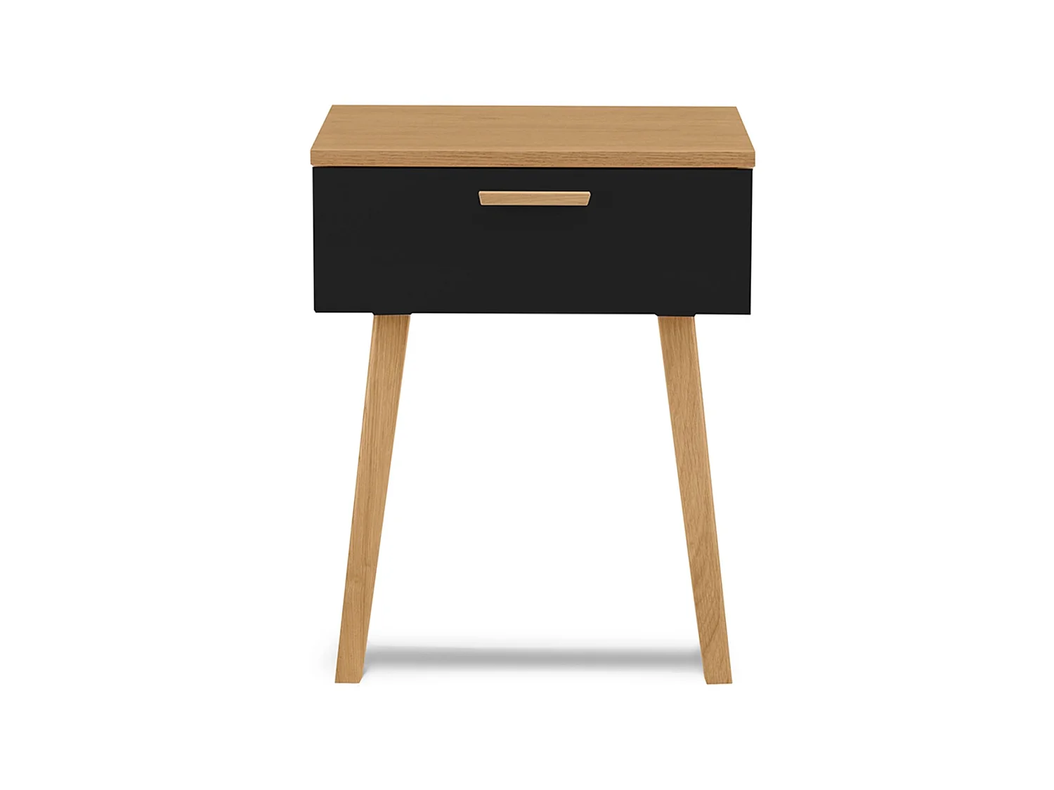 Skandinavischer Nachttisch  - schwarz - FRISK
