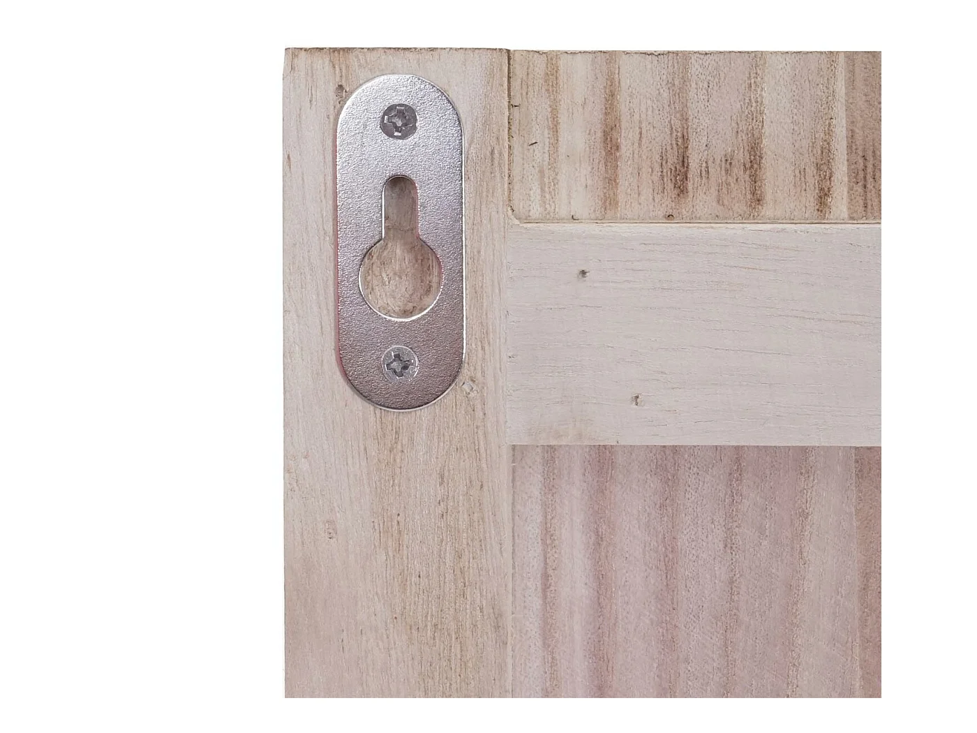 Portemanteau mural MCW-C89 Welcome Shabby,  brun naturel shabby