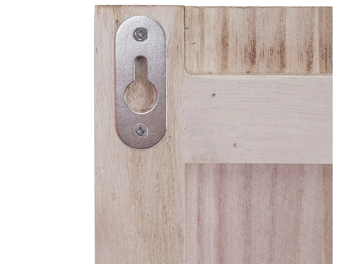 Wandkapstok MCW-C89 Welcome Shabby,  natuurlijk bruin