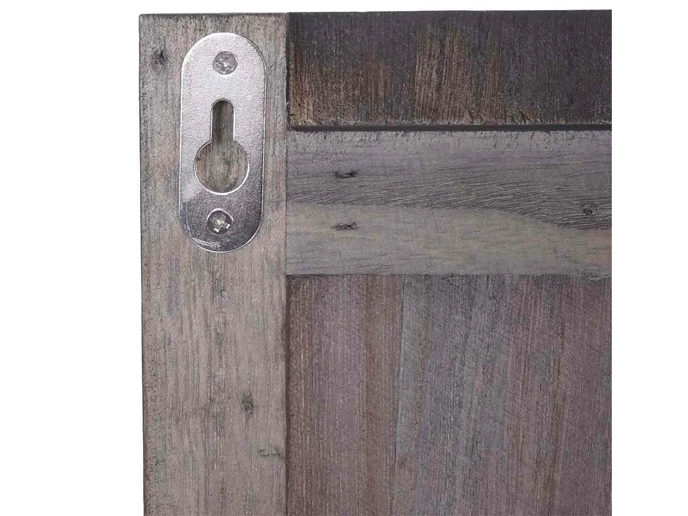 Portemanteau mural MCW-C89 avec tableau d'affichage,  gris foncé shabby