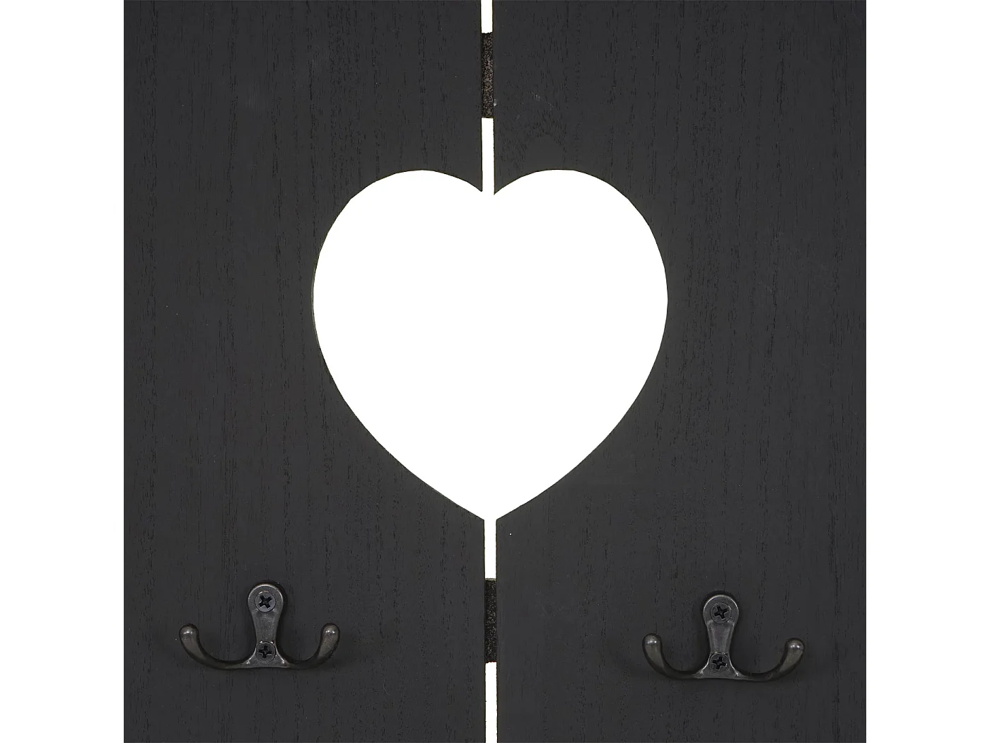 Portemanteau mural MCW-C89 Home look shabby,  gris foncé shabby