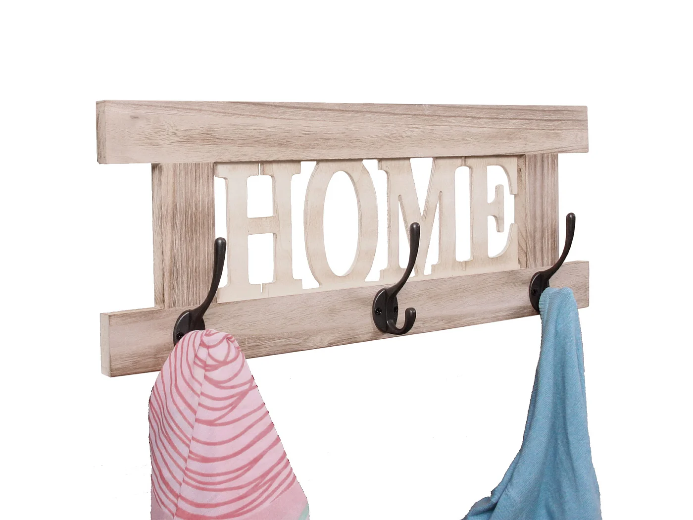 Appendiabiti guardaroba shabby vintage MCW-C60 Home 55x21cm naturale